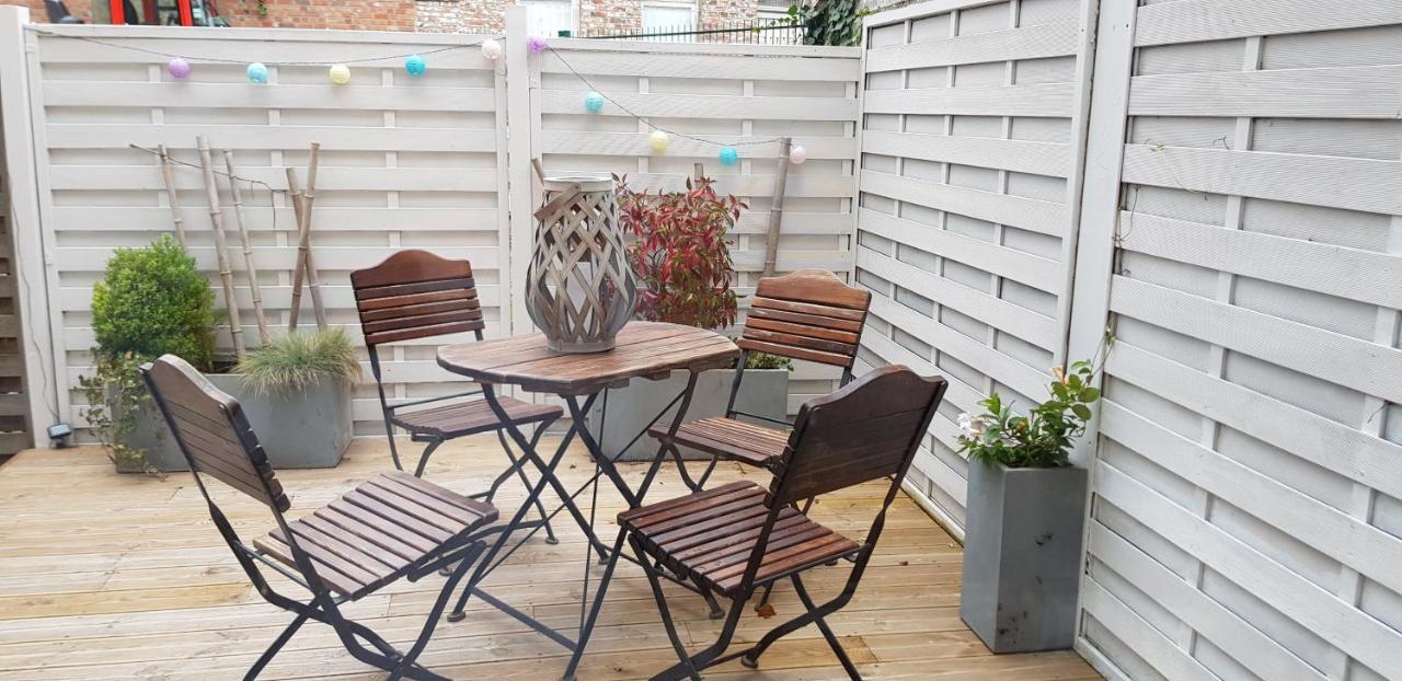 Appartement Avec Jardin Hyper Entre Valenciennes Buitenkant foto